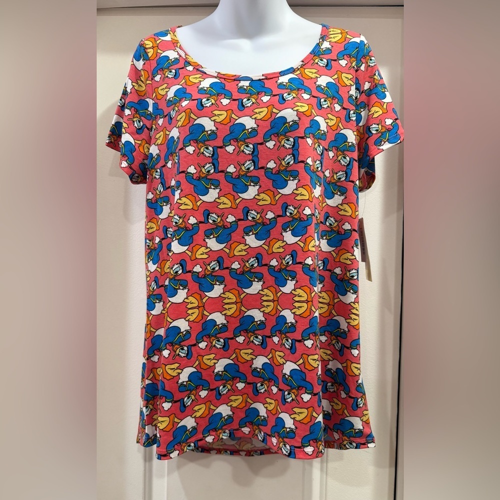 LuLaRoe Disney Donald Duck Classic T-Shirt Size Large 🆕🆕🆕